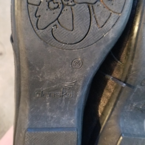 Dansko Olive Metallic Animal Print Laced Oxford 39 - Picture 8 of 11